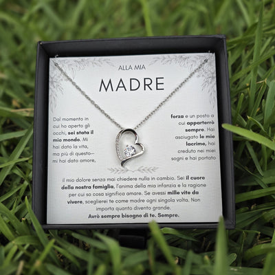 Alla Mia Madre - Collana Cuore Amore Eterno