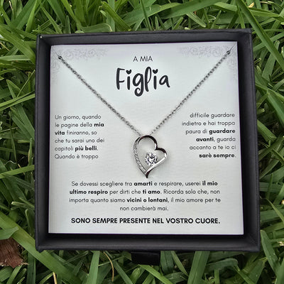A Mia Figlia - Collana Cuore Amore Eterno