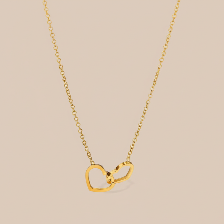 A Mia Figlia - Collana Cuori Incrociati